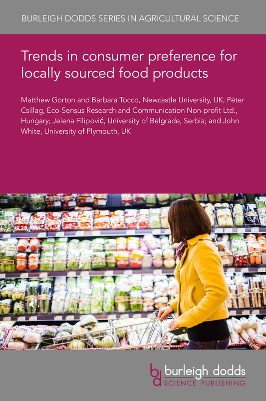 Trends in consumer preference for locally sourced food products