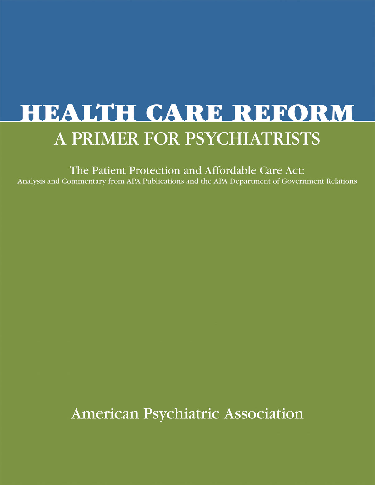 Health Care Reform