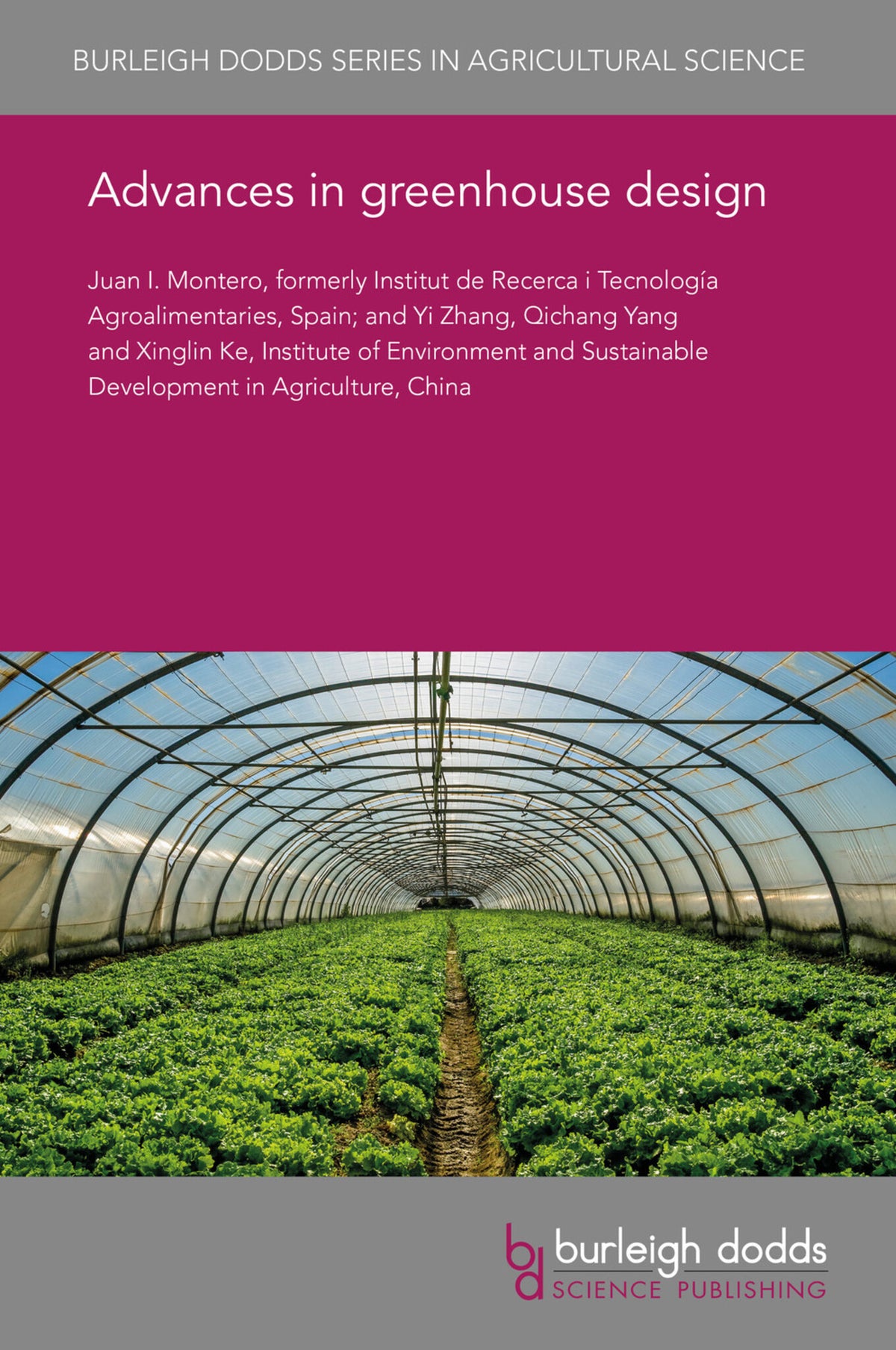 Cover image for Advances in greenhouse design ISBN 9781838799199
