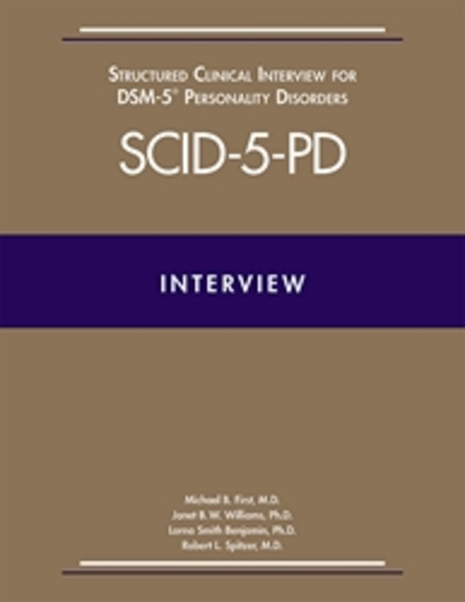 Cover image for Structured Clinical Interview for DSM-5® Personality Disorders (SCID-5-PD) ISBN 9781585624744