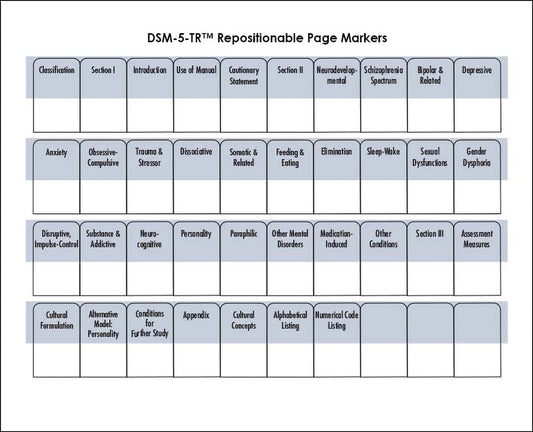 DSM-5-TR® Repositionable Page Markers