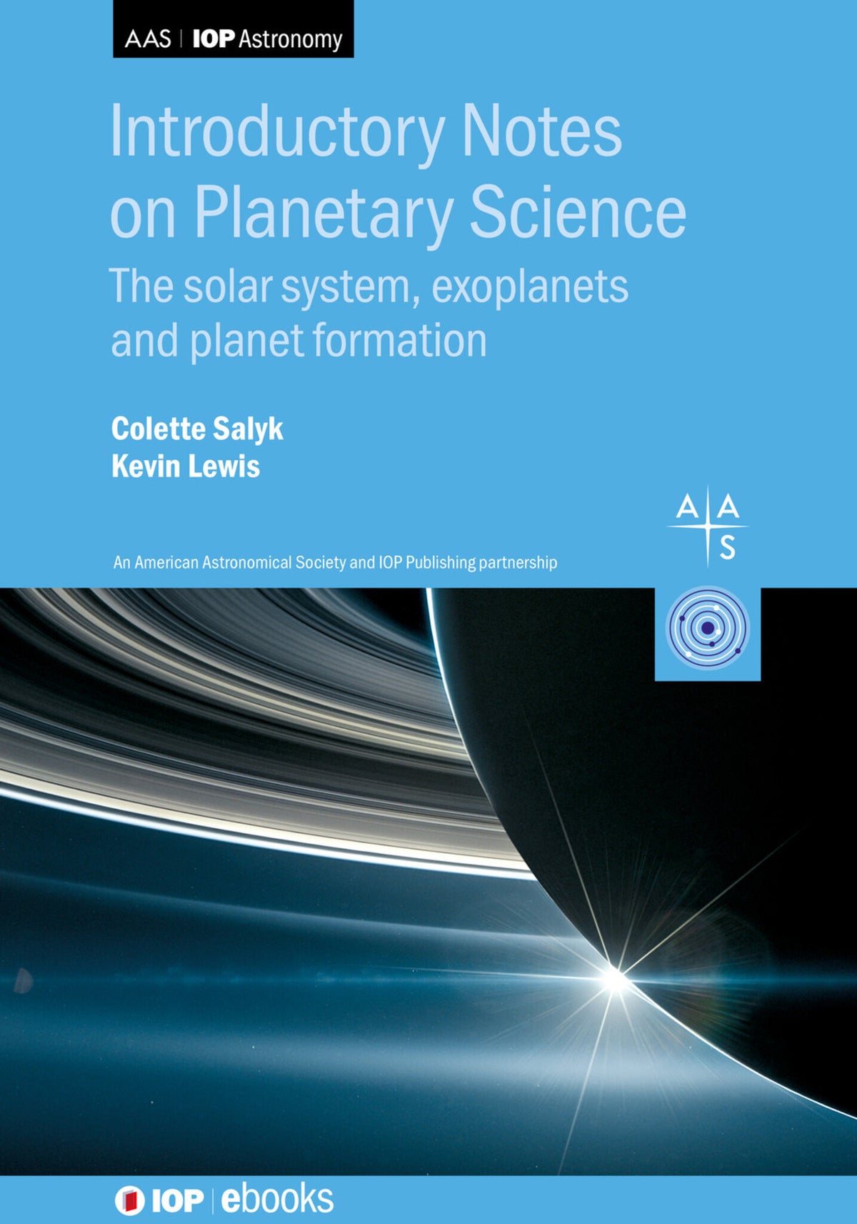 Cover image for Introductory Notes on Planetary Science ISBN 9780750322133