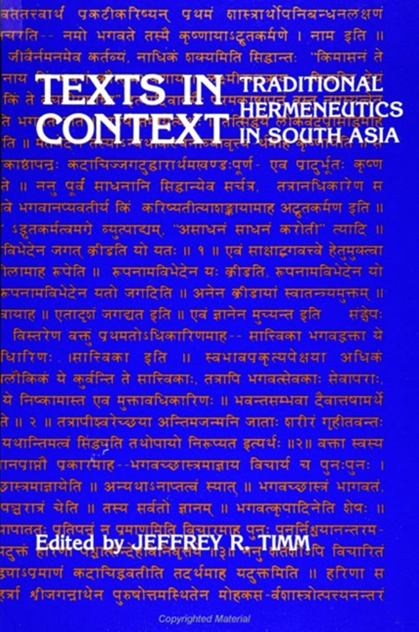 Cover image for Texts in Context ISBN 9780791407967
