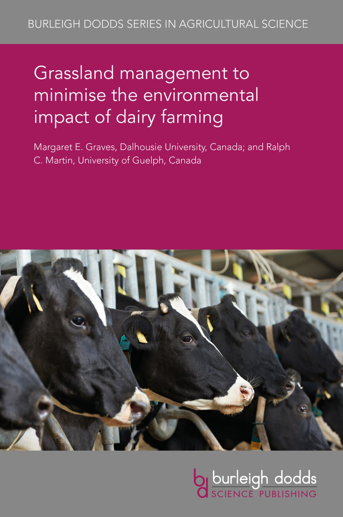 Cover image for Grassland management to minimize the environmental impact of dairy farming ISBN 9781838791506