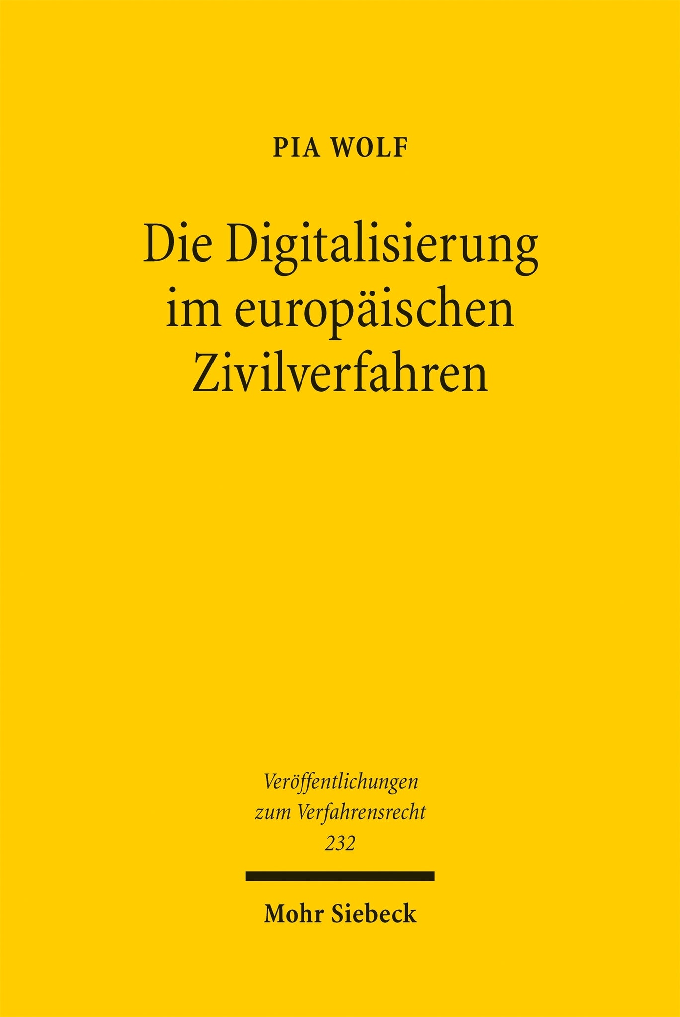 Cover image for Die Digitalisierung im europäischen Zivilverfahren ISBN 9783162001948