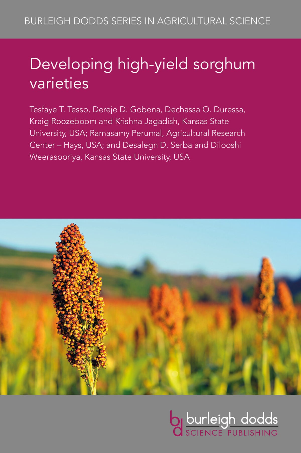 Cover image for Harnessing genetic and genomic resources to transform the production and productivity of sorghum ISBN 9781838795351