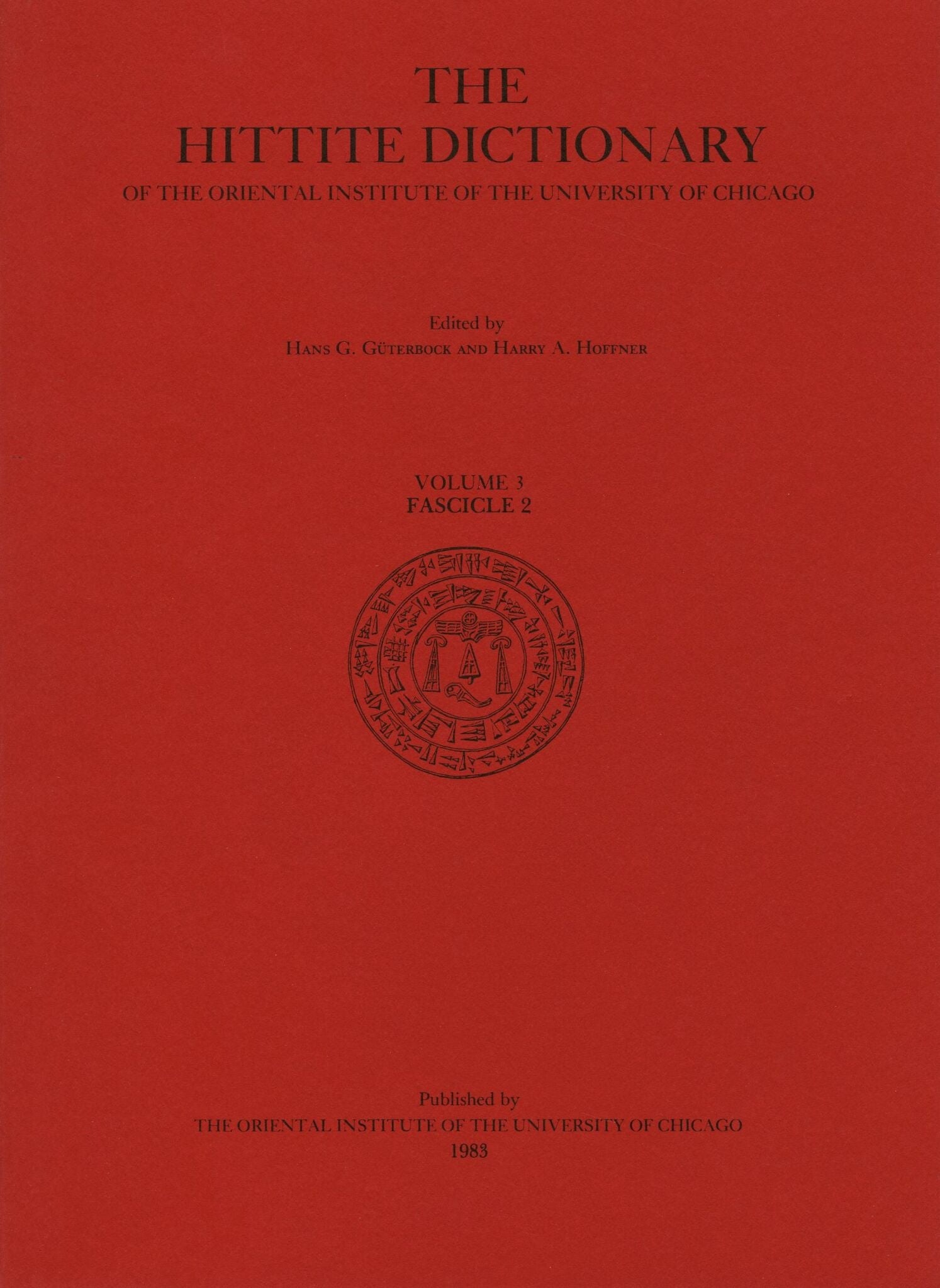 Hittite Dictionary of the Oriental Institute of the University of Chicago Volume L-N, fascicle 2 (-ma to miyahuwant-)