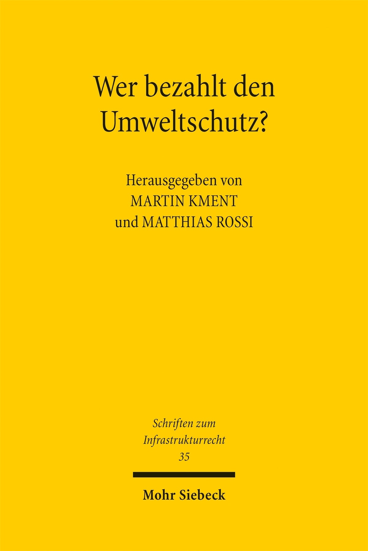 Wer bezahlt den Umweltschutz?