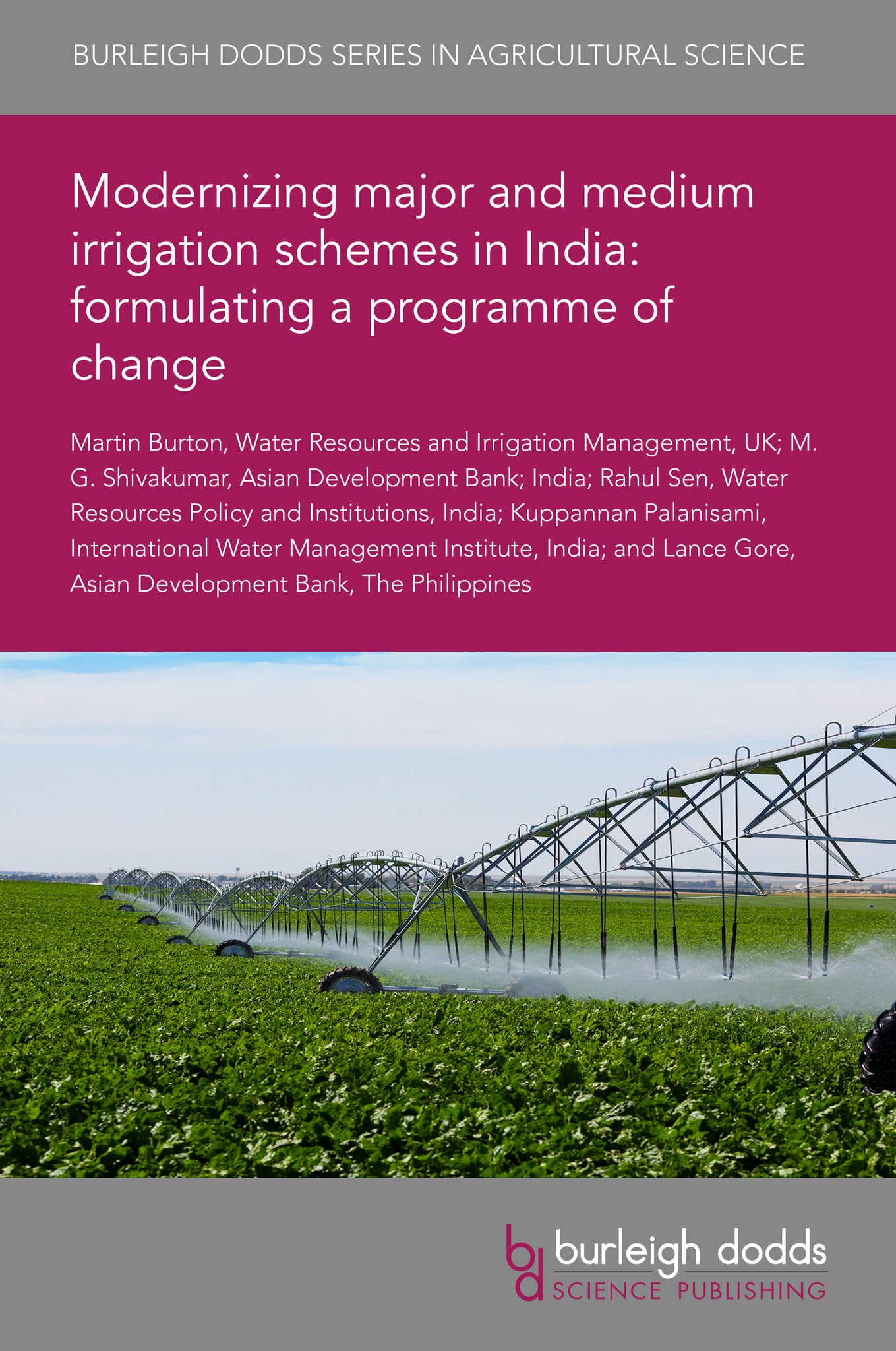 Modernizing major and medium irrigation schemes in India: formulating a programme of change