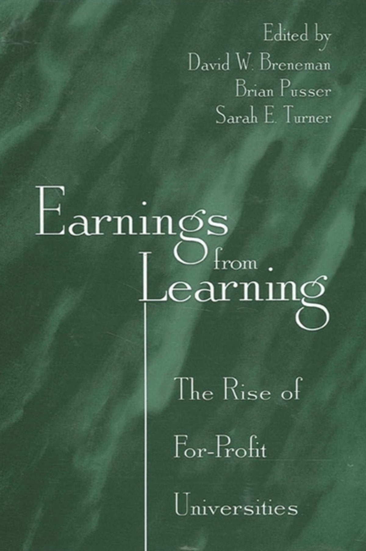 Cover image for Earnings from Learning ISBN 9780791468395