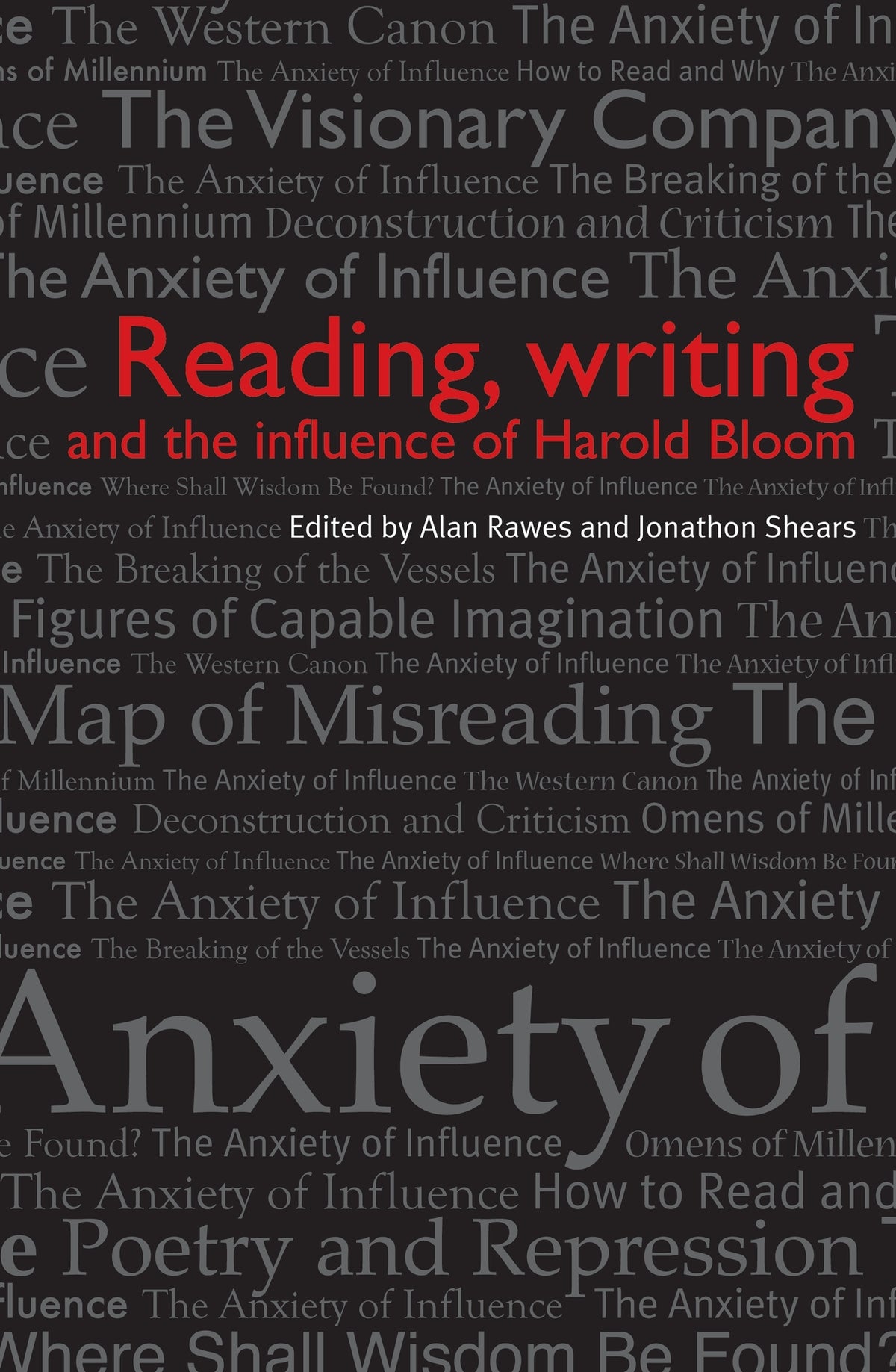 Cover image for Reading, writing and the influence of Harold Bloom ISBN 9780719077012