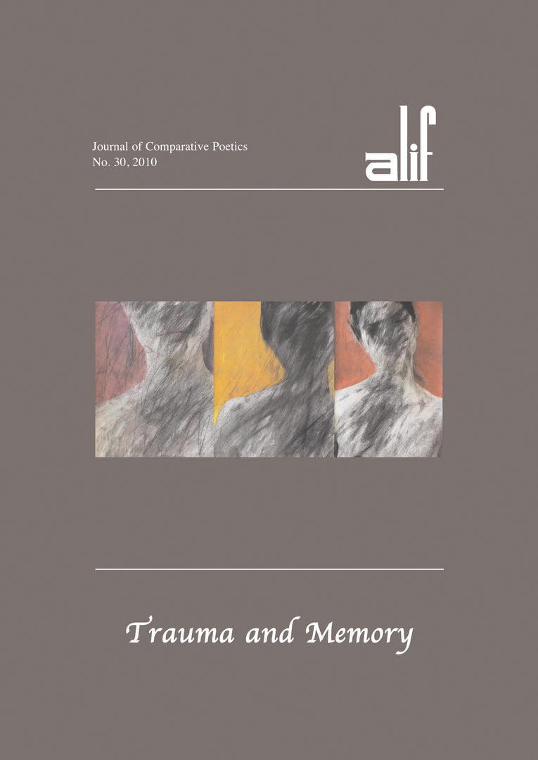 Cover image for Alif: Journal of Comparative Poetics, no. 30 ISBN 9789774164071