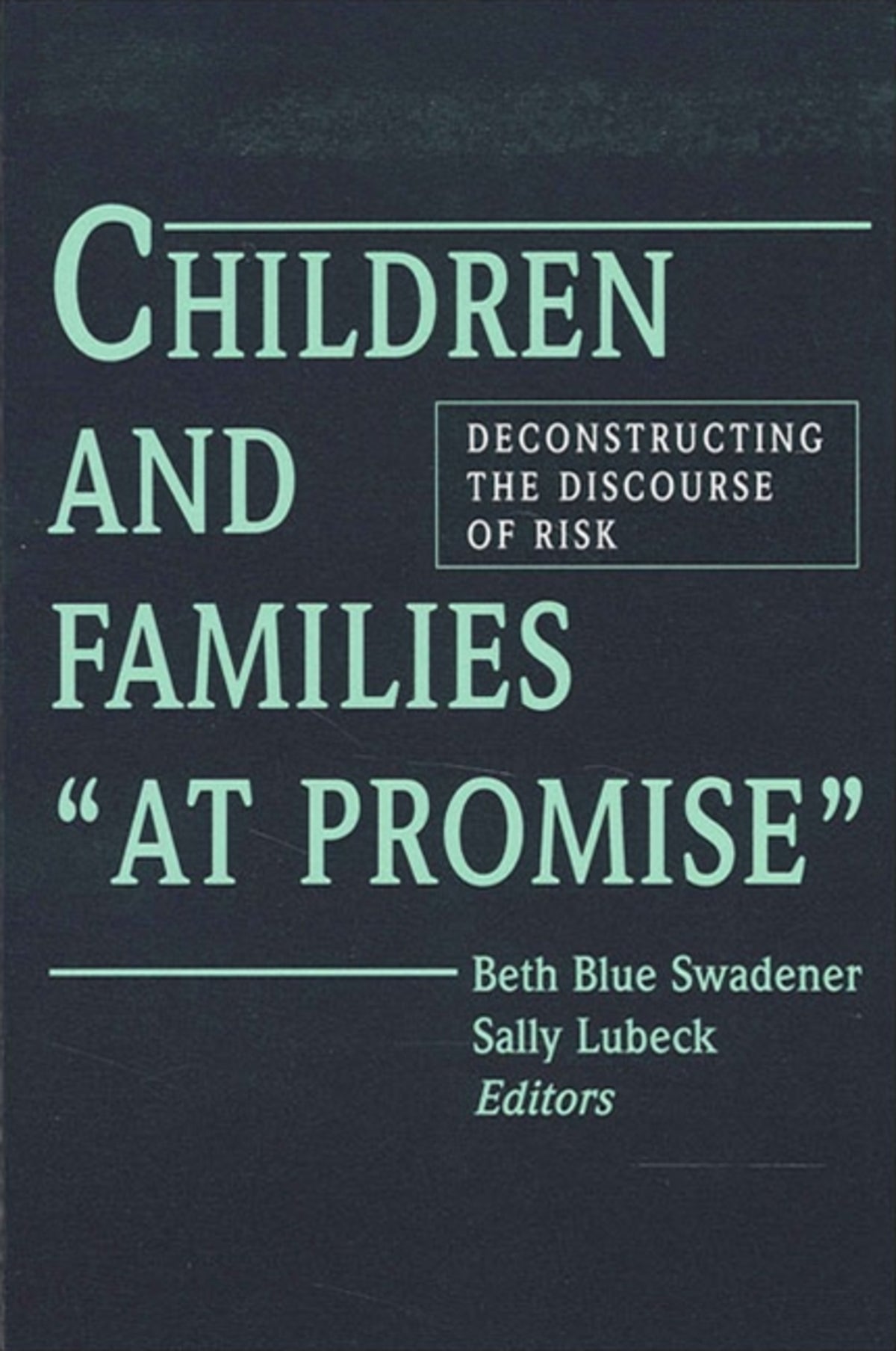 Cover image for Children and Families "At Promise" ISBN 9780791422922