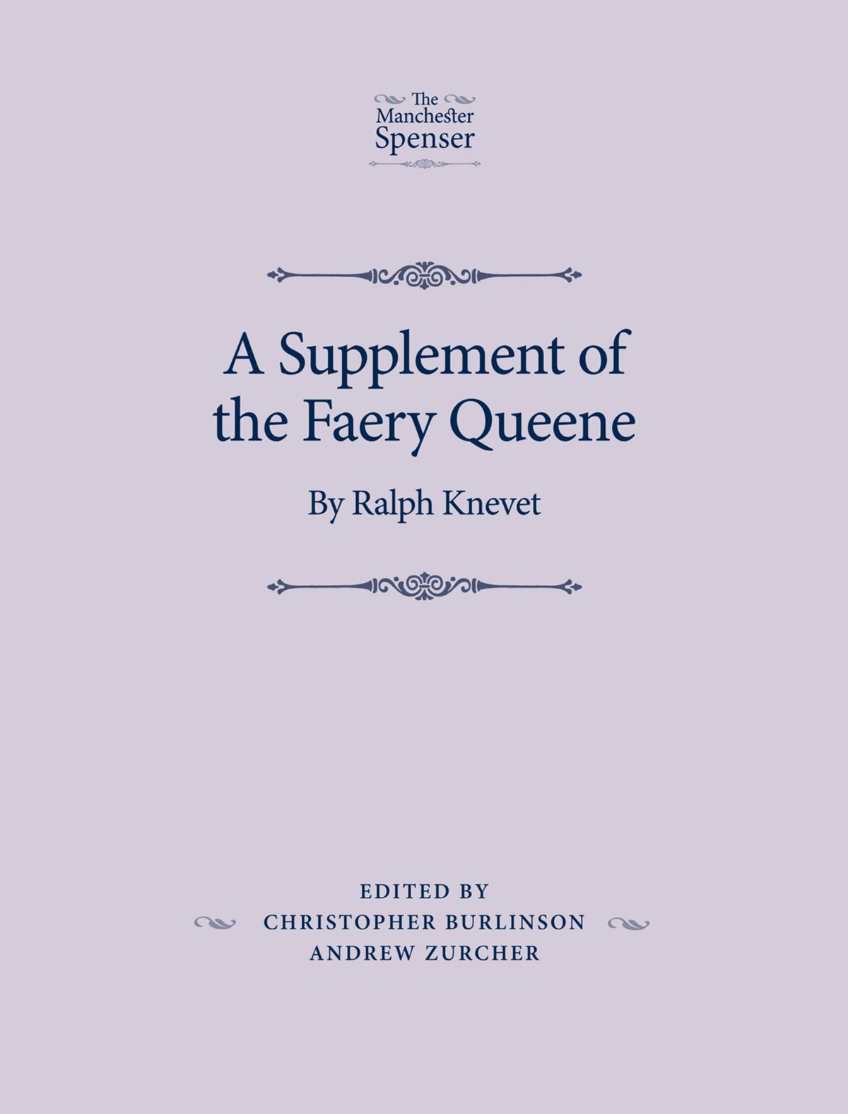 A Supplement of the Faery Queene