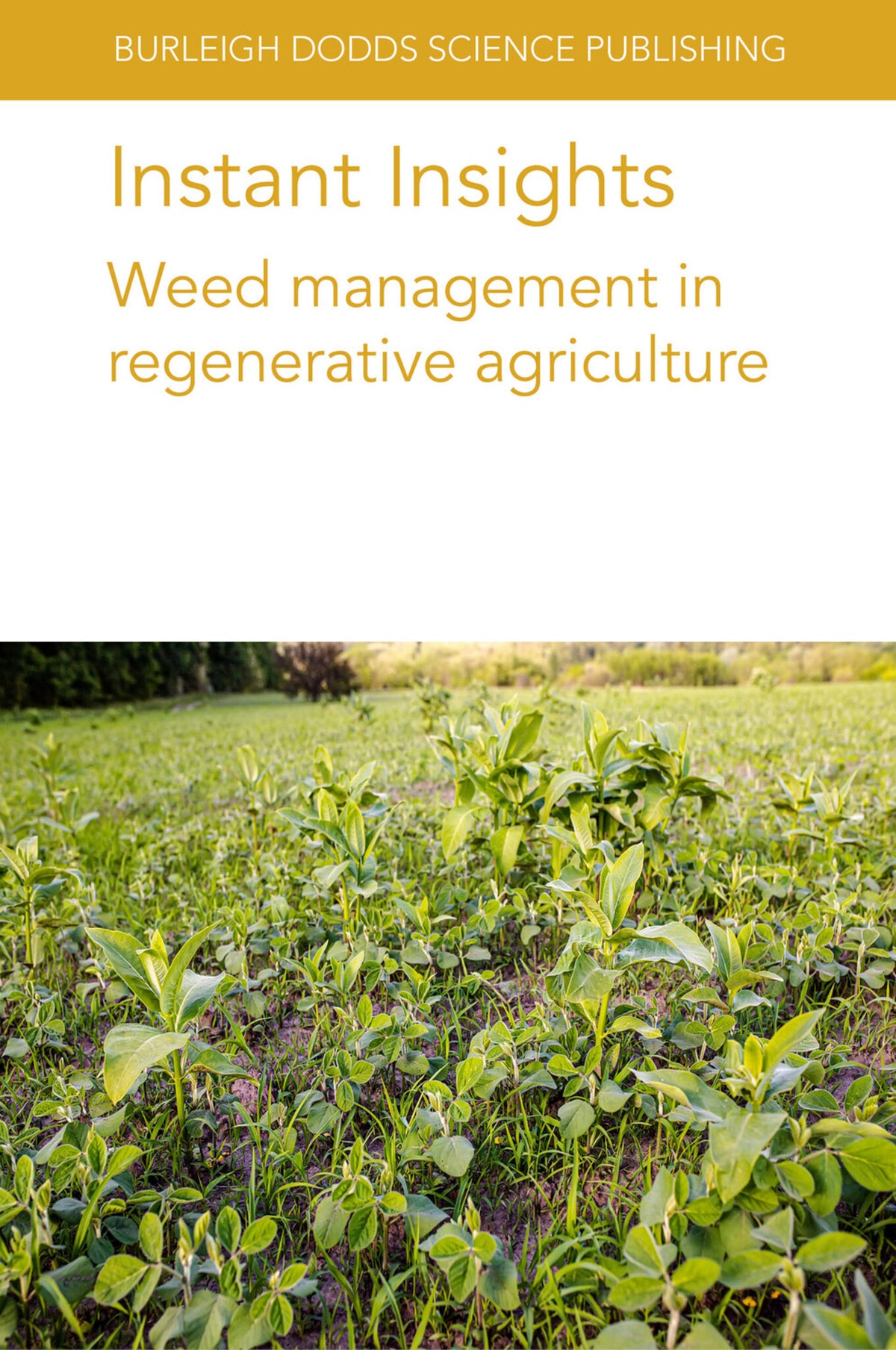 Cover image for Instant Insights: Weed management in regenerative agriculture ISBN 9781801465229
