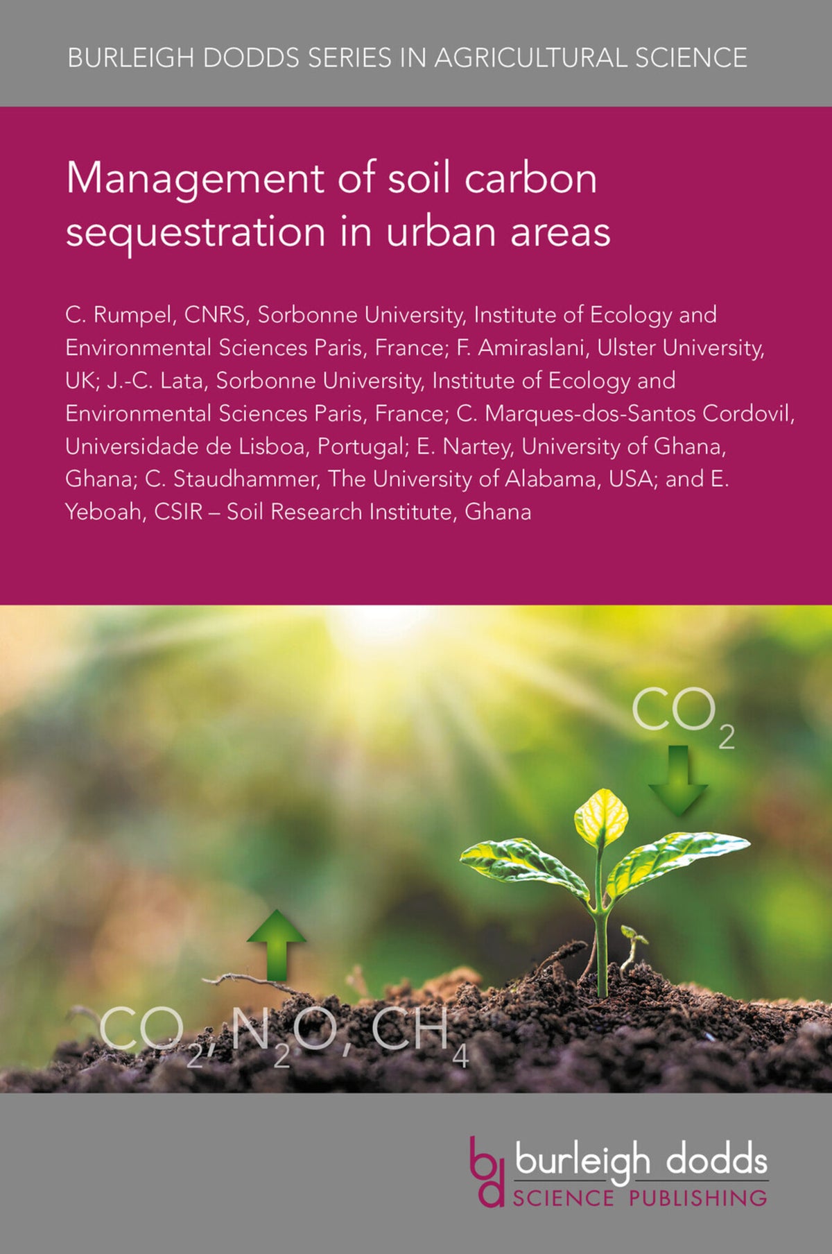 Management of soil carbon sequestration in urban areas