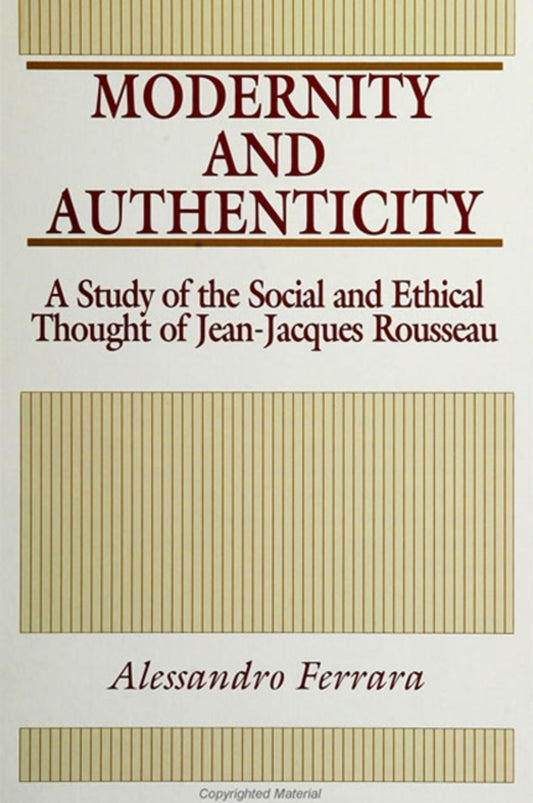 Modernity and Authenticity