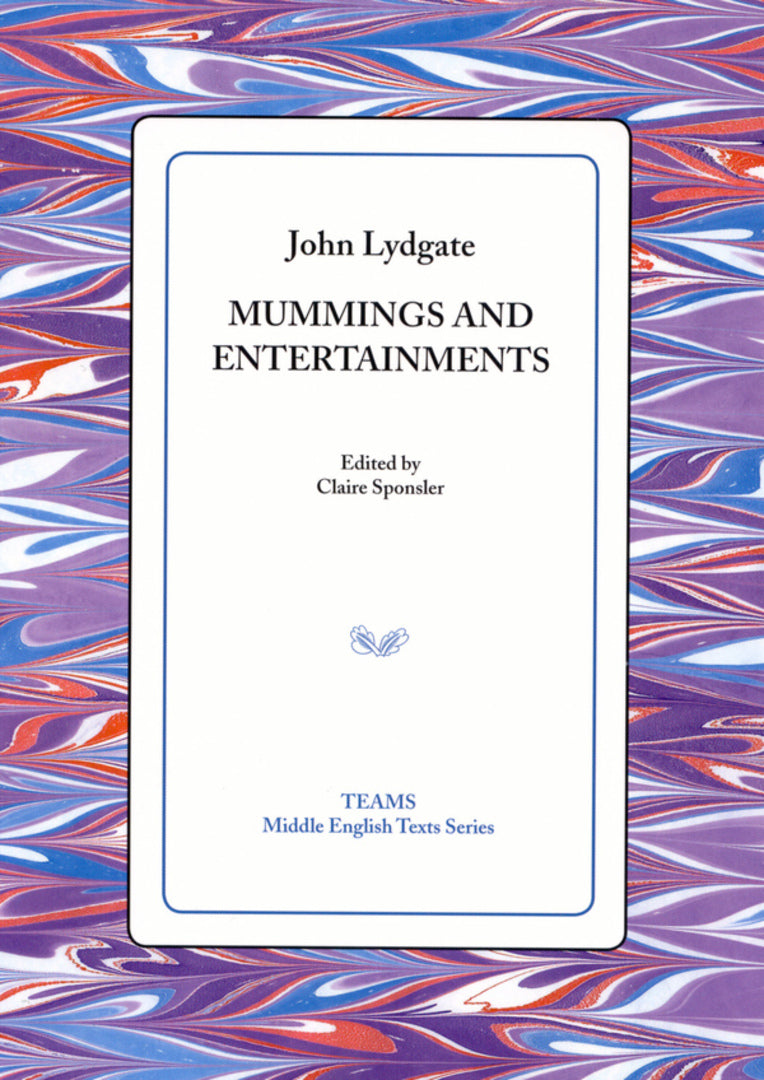 Cover image for Mummings and Entertainments ISBN 9781580441483
