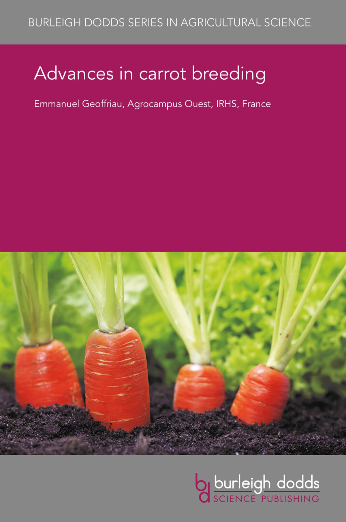 Cover image for Advances in carrot breeding ISBN 9781838798888