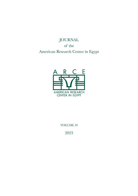 Journal of the American Research Center in Egypt, volume 59
