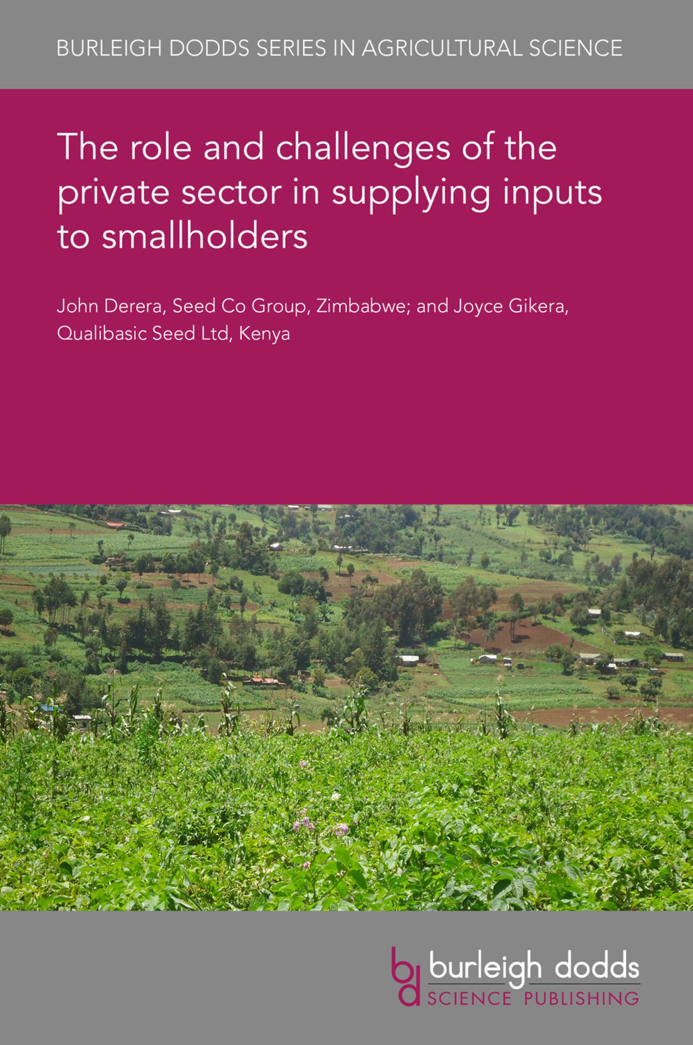 The role and challenges of the private sector in supplying inputs to smallholders
