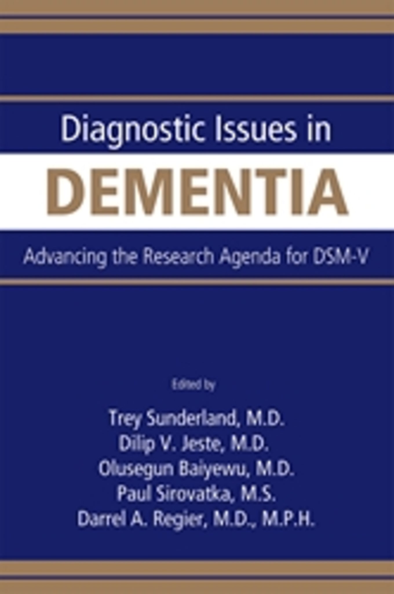 Diagnostic Issues in Dementia