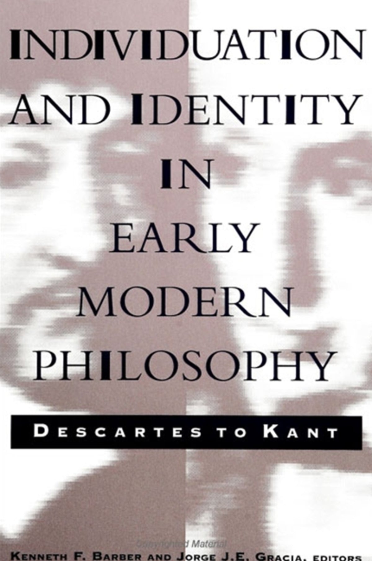 Cover image for Individuation and Identity in Early Modern Philosophy ISBN 9780791419687