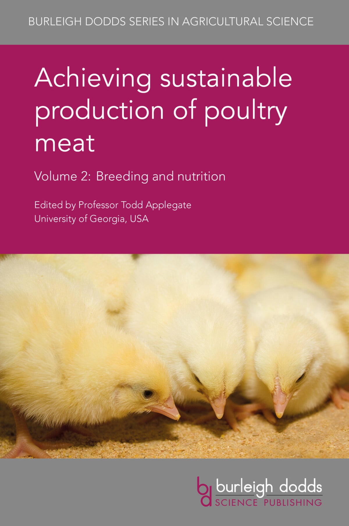 Cover image for Achieving sustainable production of poultry meat Volume 2 ISBN 9781786760708