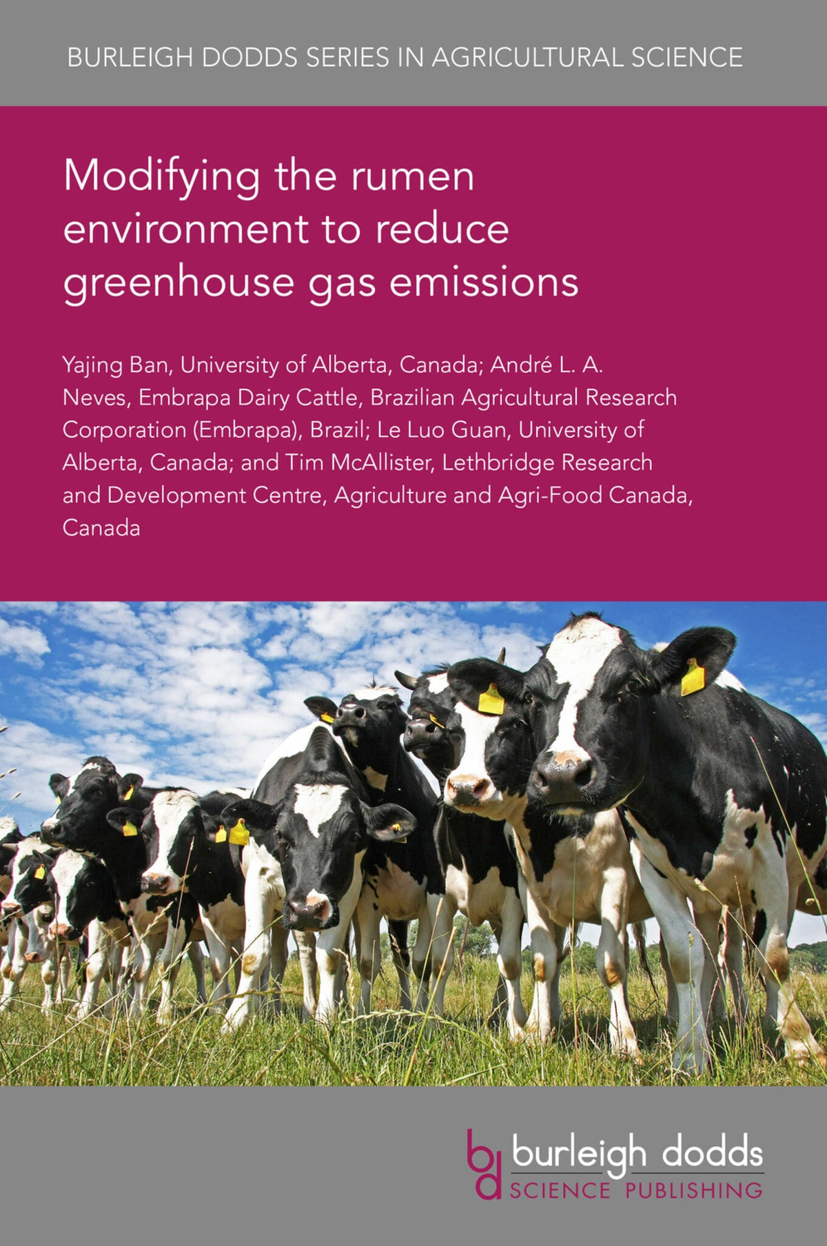 Cover image for Modifying the rumen environment to reduce greenhouse gas emissions ISBN 9781801462457
