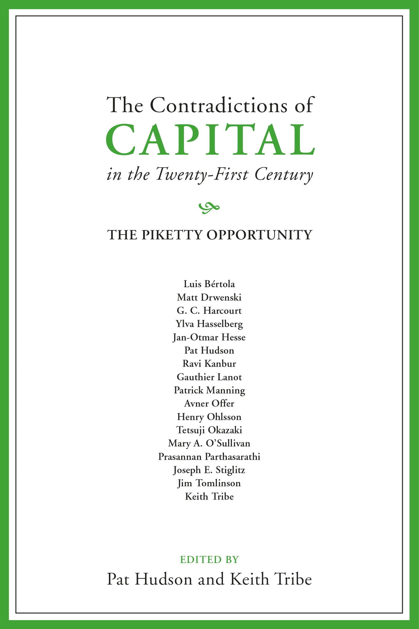 The Contradictions of Capital in the Twenty-First Century