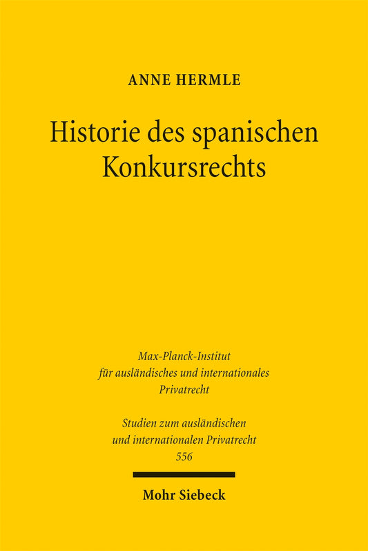 Historie des spanischen Konkursrechts