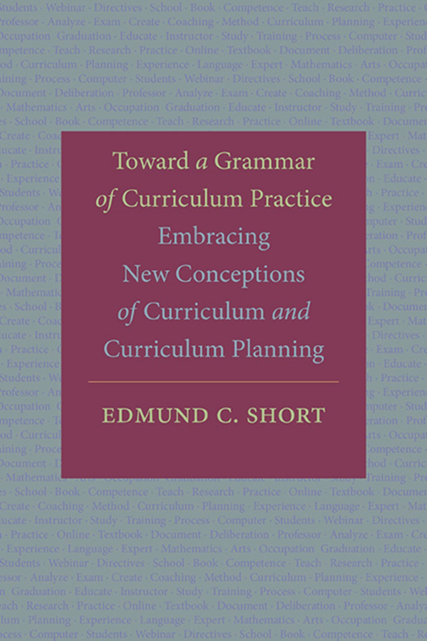 Cover image for Toward a Grammar of Curriculum Practice ISBN 9781438493473