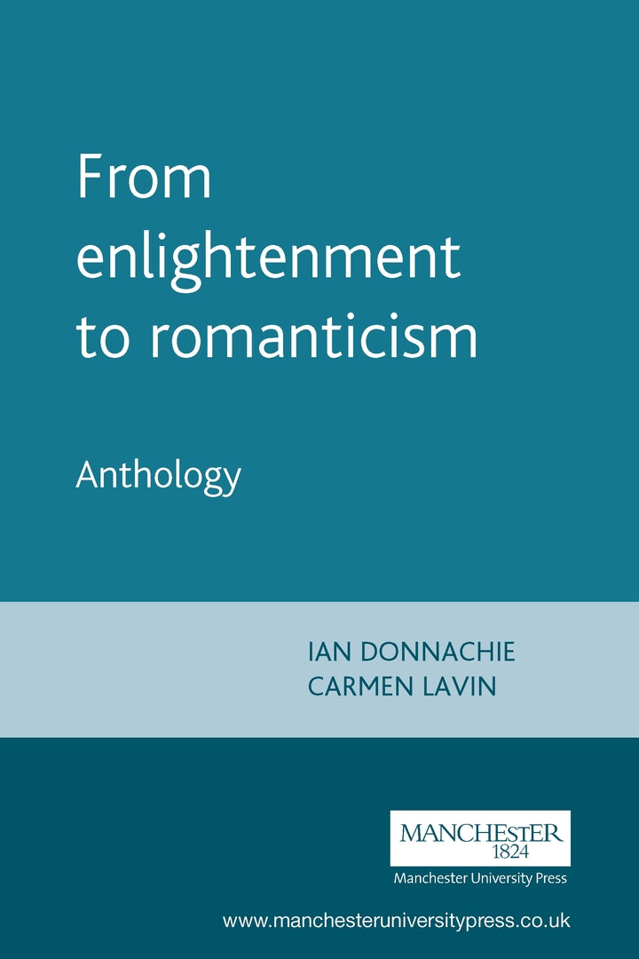 Cover image for From enlightenment to romanticism ISBN 9780719066719