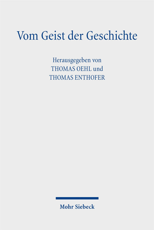 Vom Geist der Geschichte