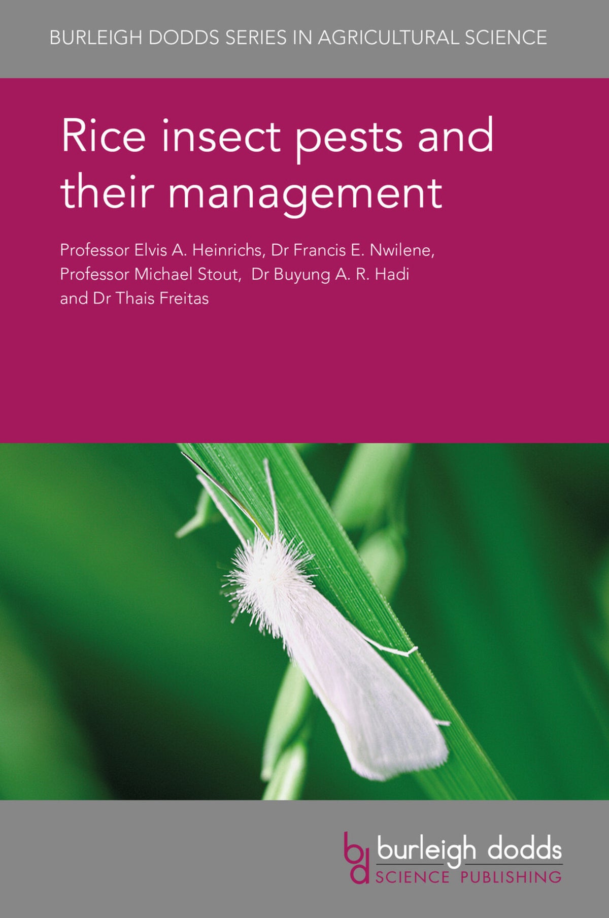 Cover image for Rice insect pests and their management ISBN 9781786761989