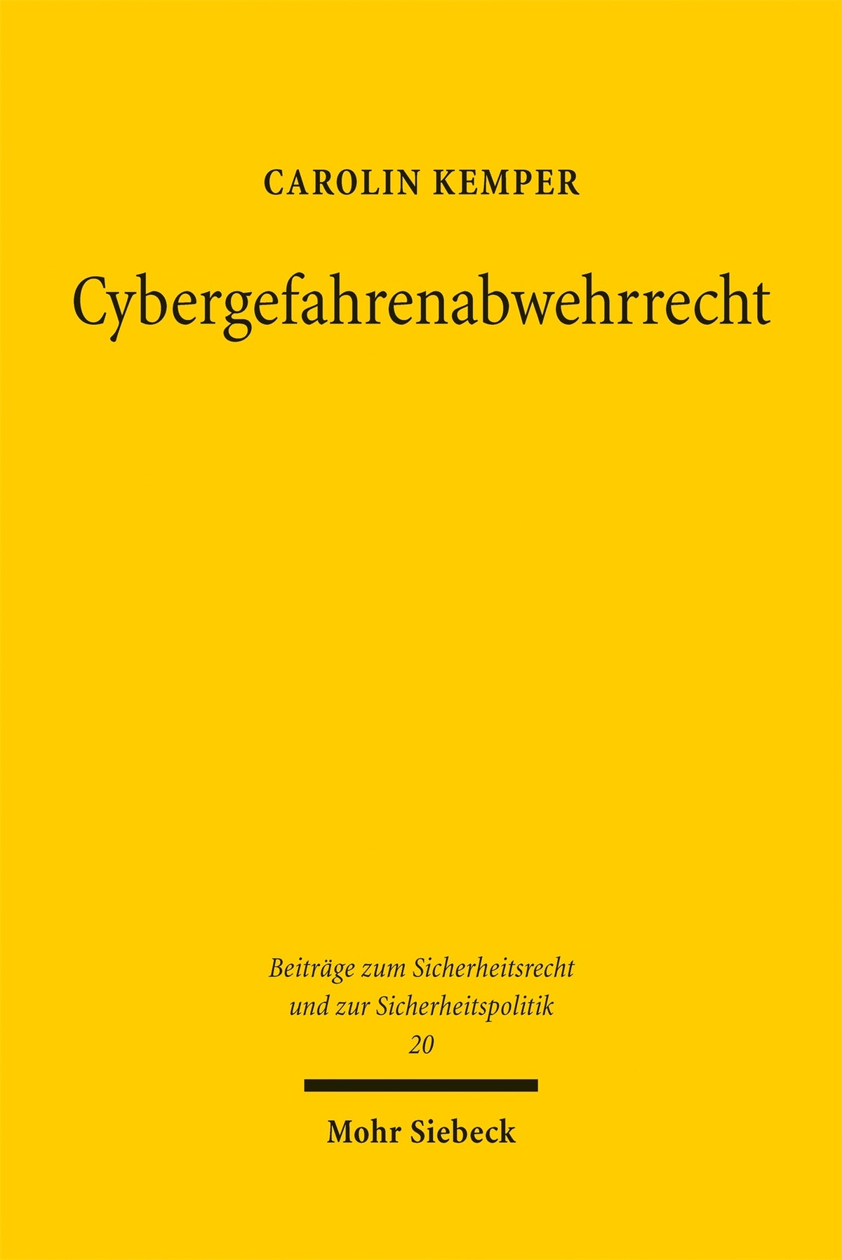 Cybergefahrenabwehrrecht