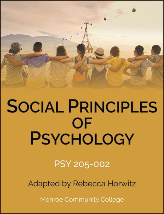 Social Principles of Psychology