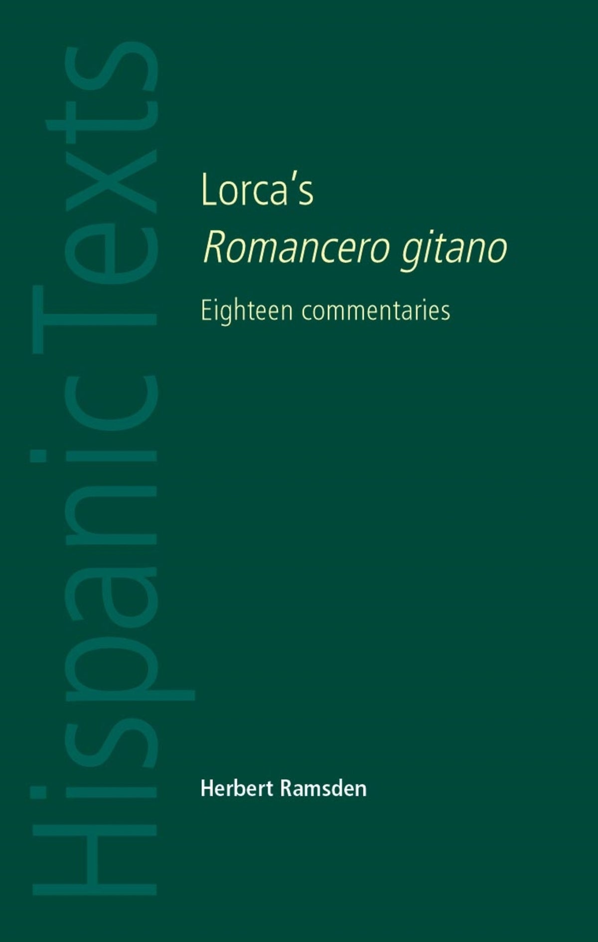 Lorca's Romancero gitano