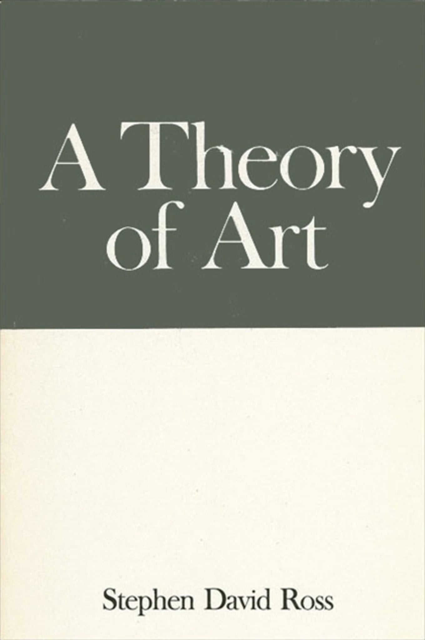 A Theory of Art