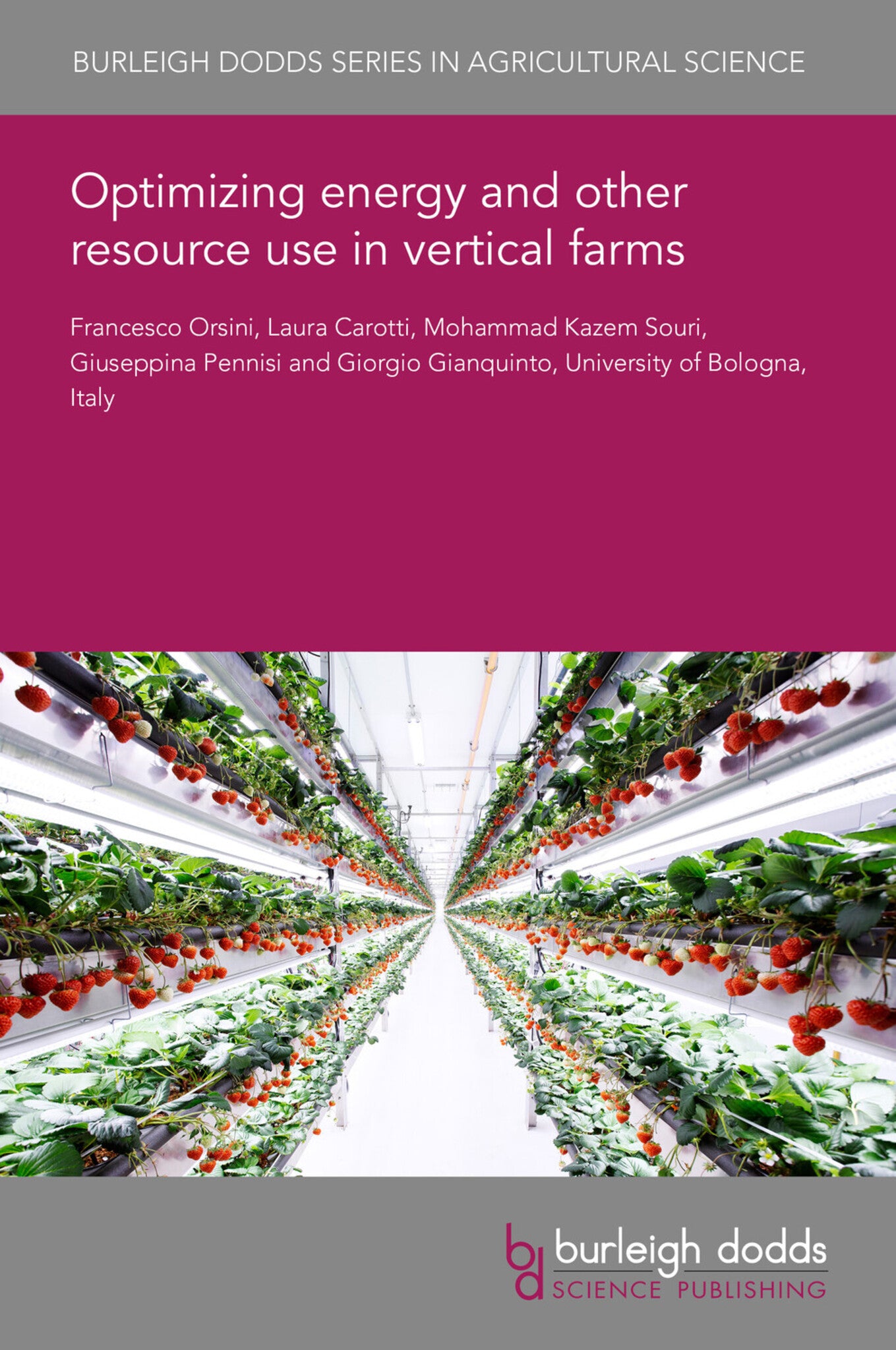Optimizing energy and other resource use in vertical farms