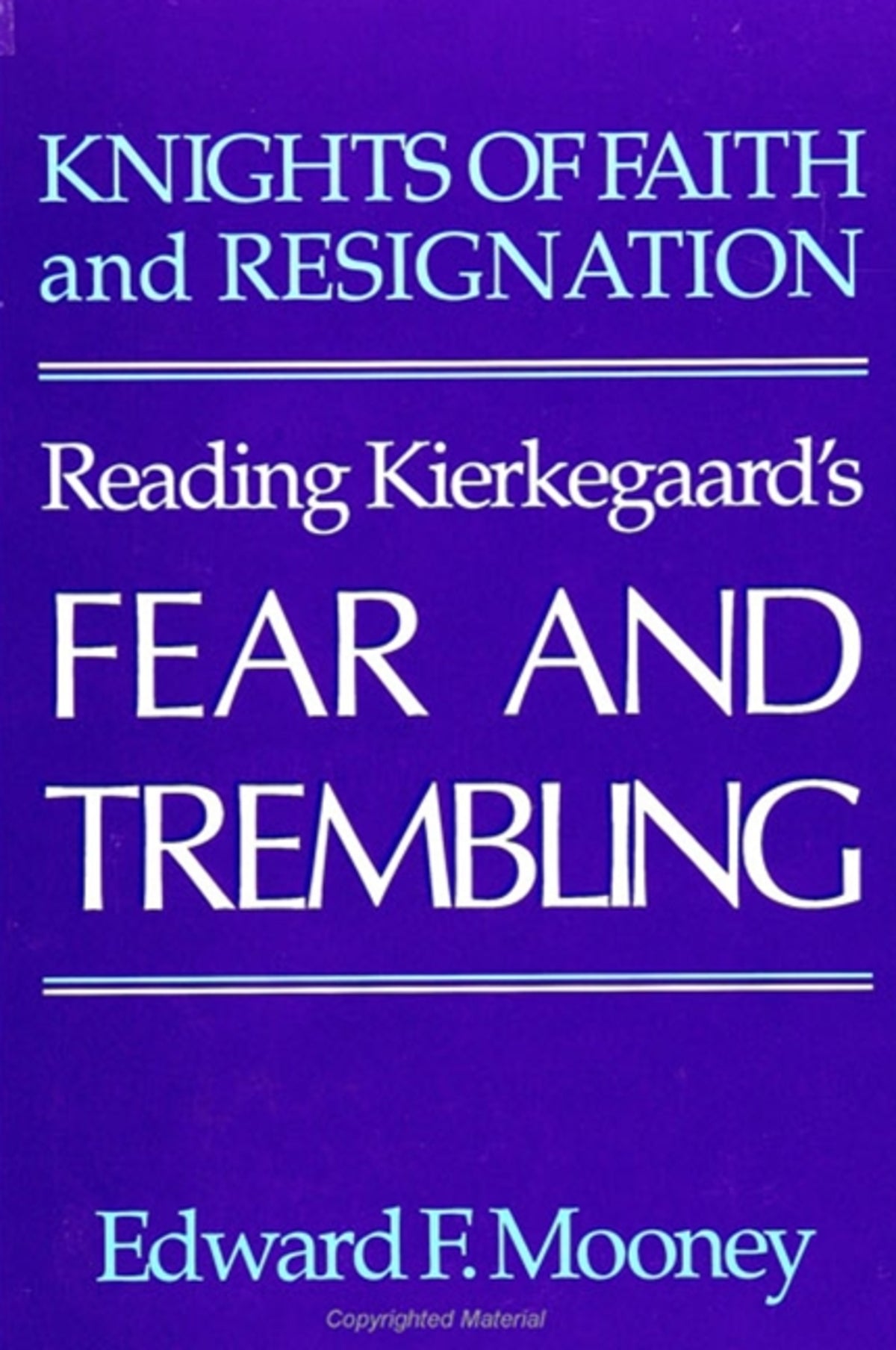 Cover image for Knights of Faith and Resignation ISBN 9780791405734