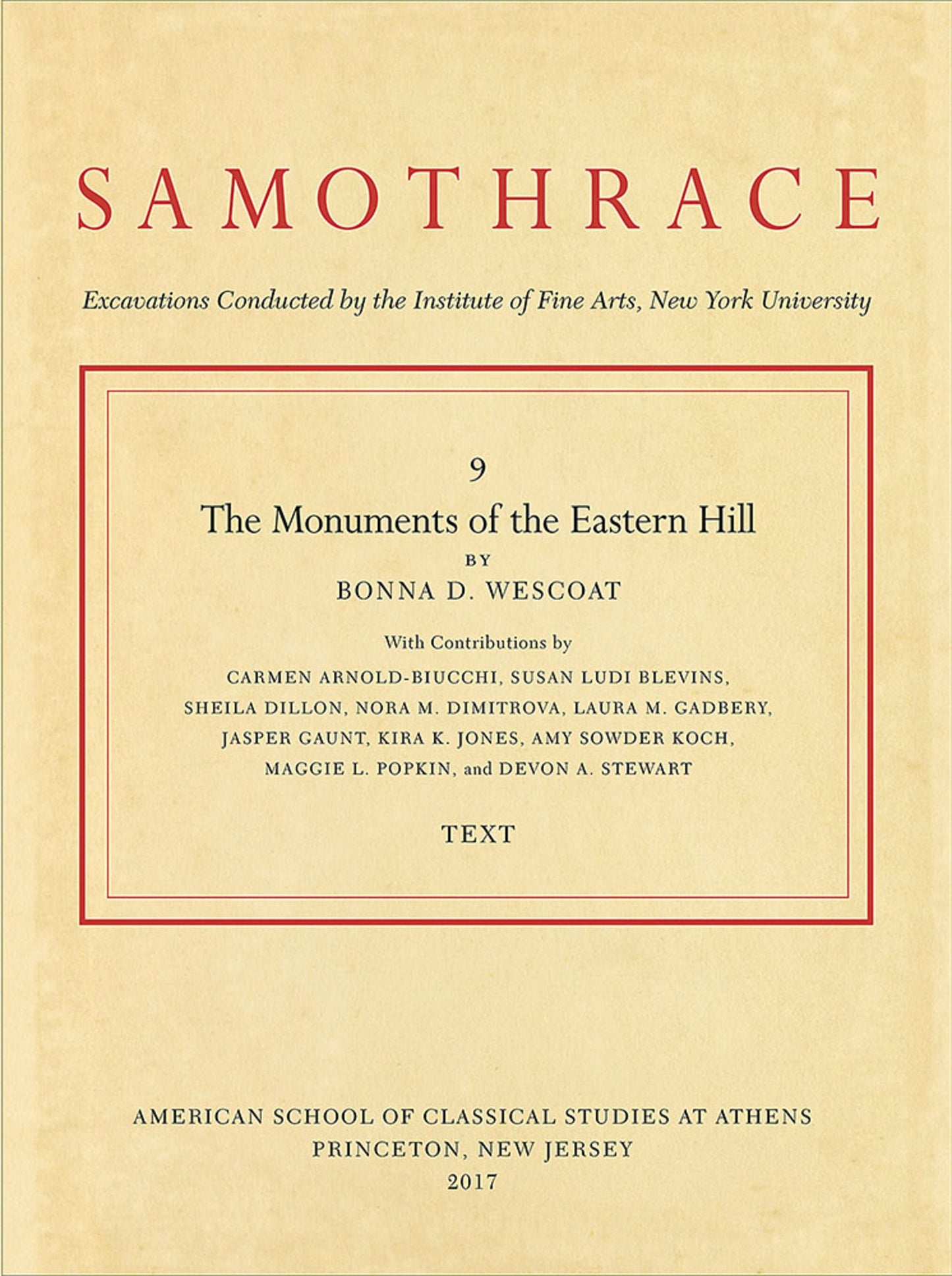 The Monuments of the Eastern Hill (two-volume set)