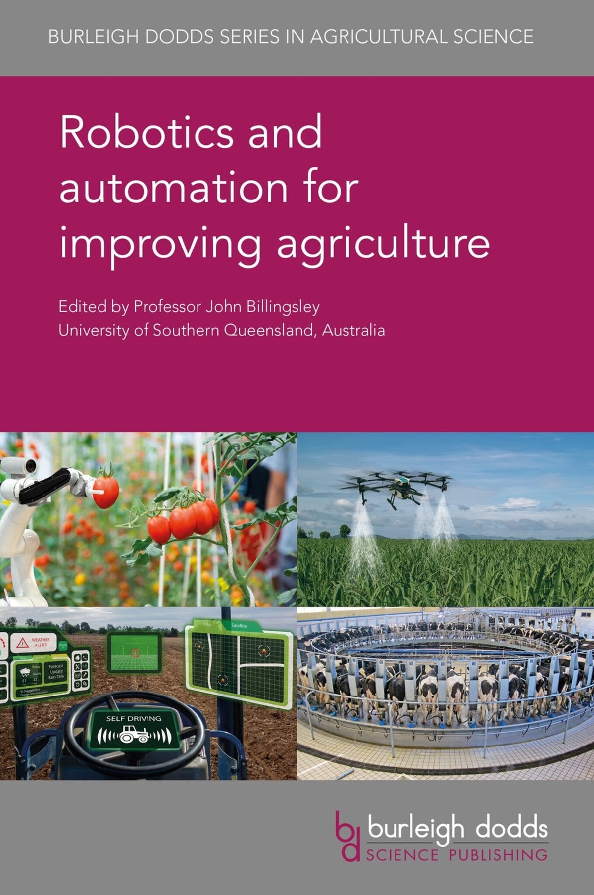 Cover image for Robotics and automation for improving agriculture ISBN 9781786762740