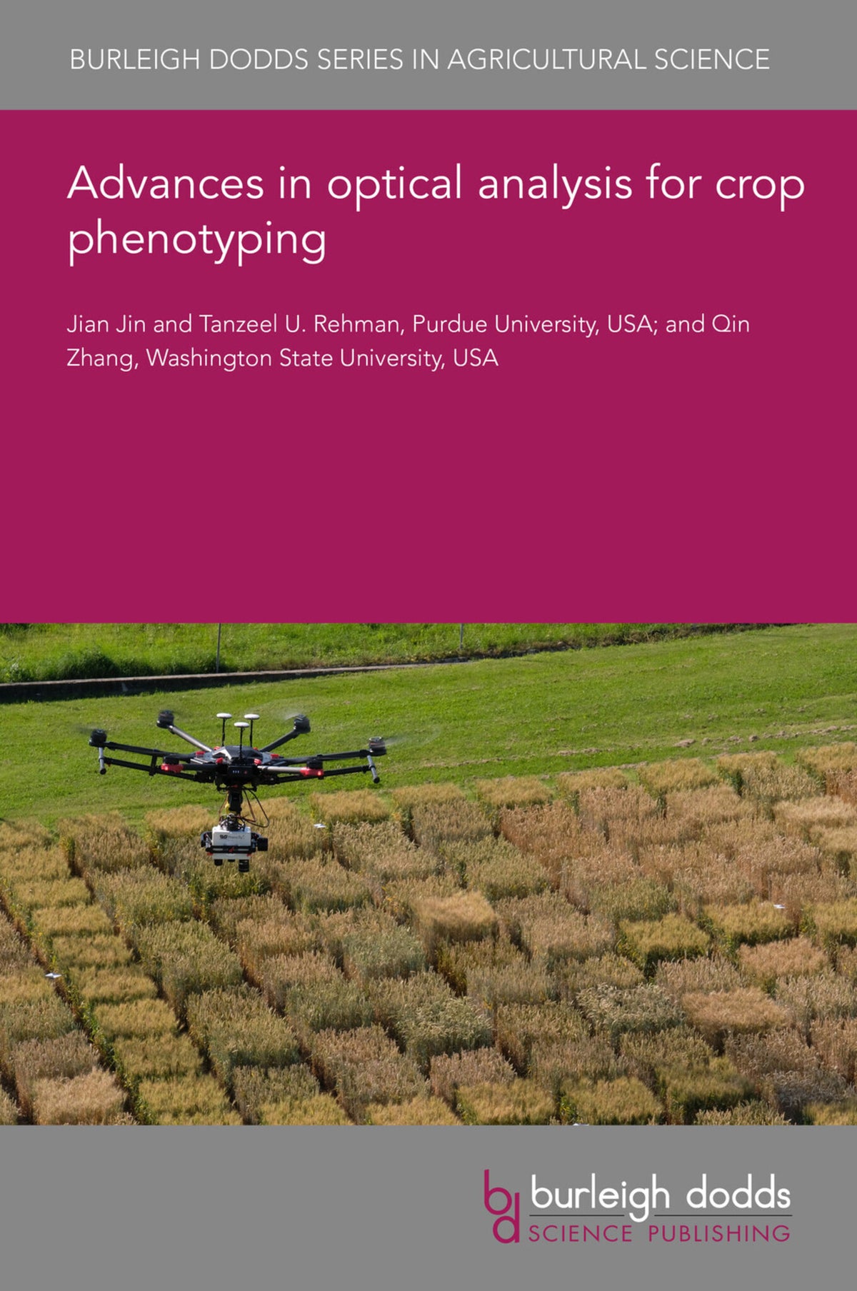 Cover image for Advances in optical analysis for crop phenotyping ISBN 9781801465250