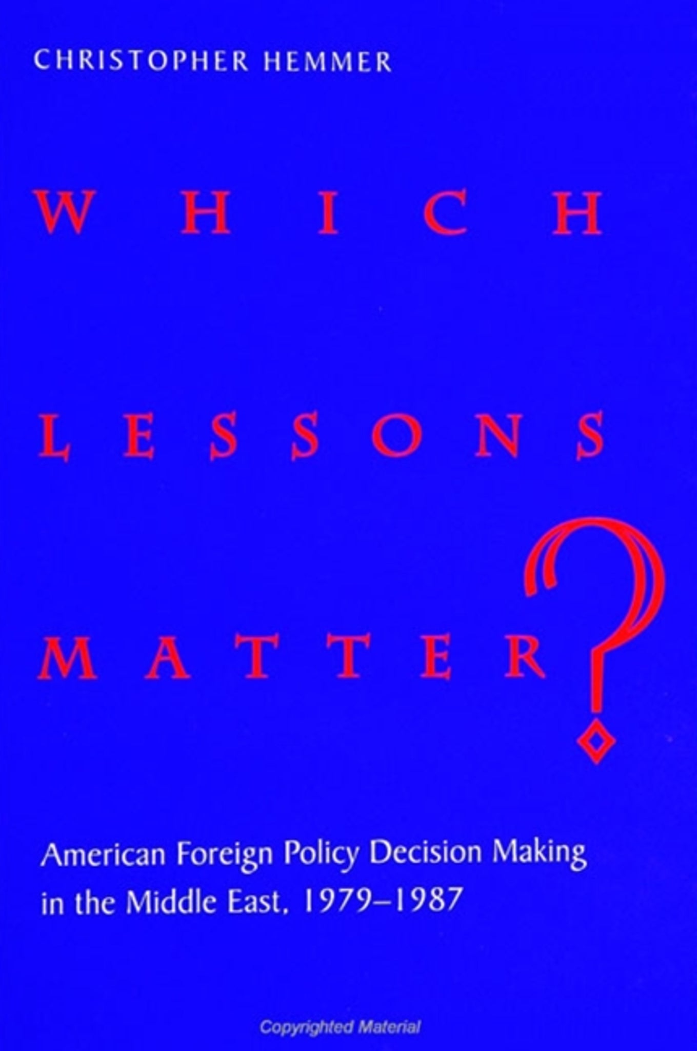Which Lessons Matter?