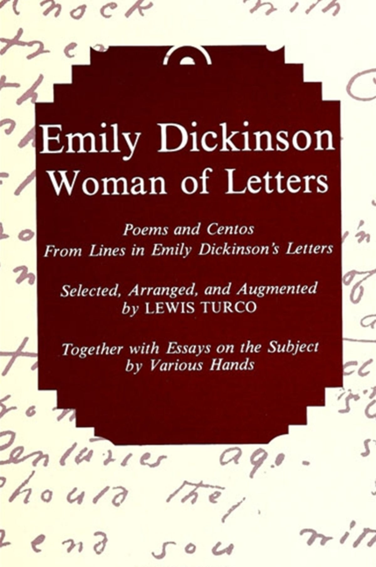 Cover image for Emily Dickinson, Woman of Letters ISBN 9780791414187
