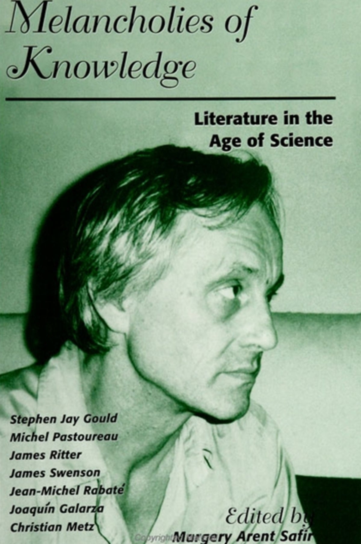Cover image for Melancholies of Knowledge ISBN 9780791439746