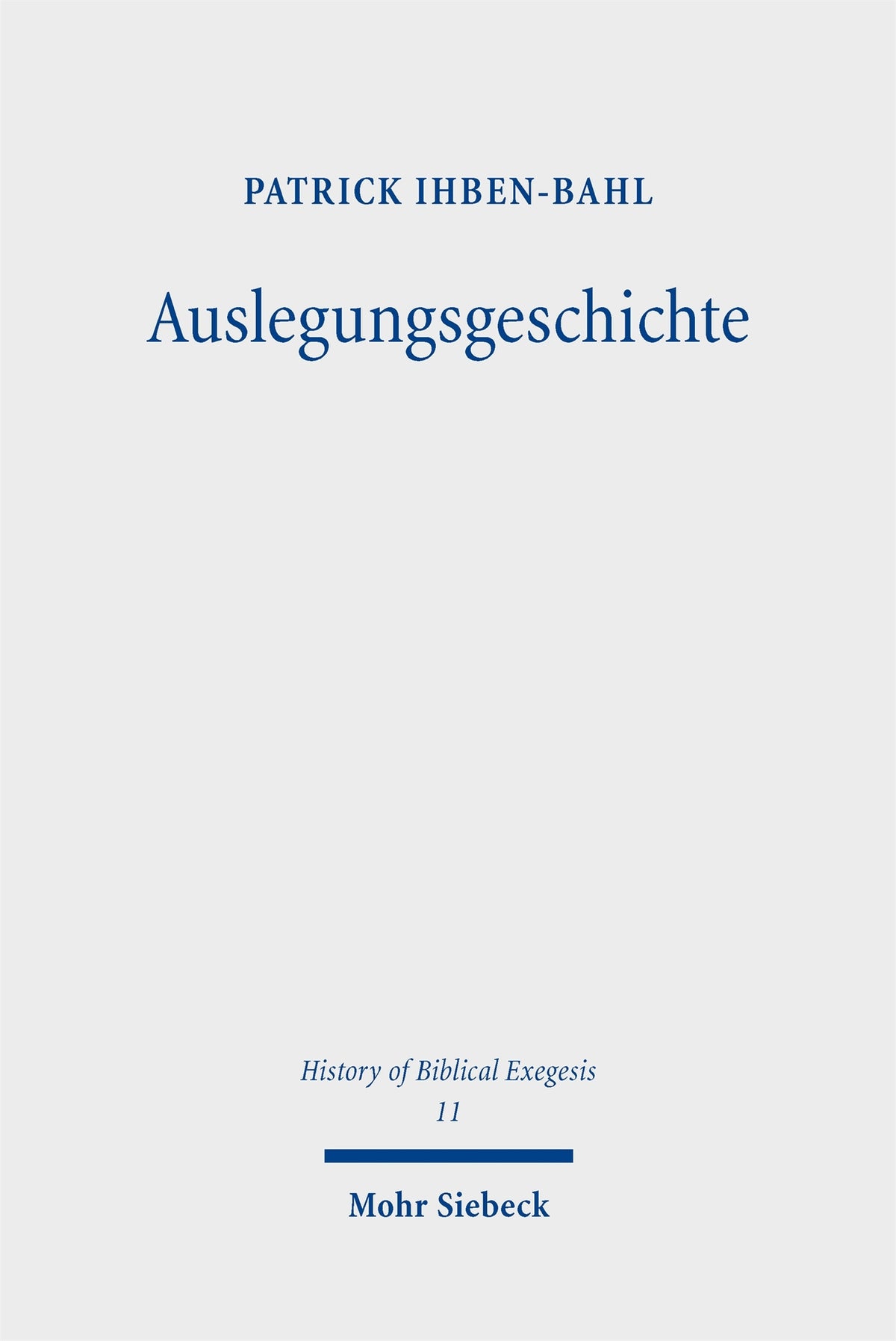 Auslegungsgeschichte