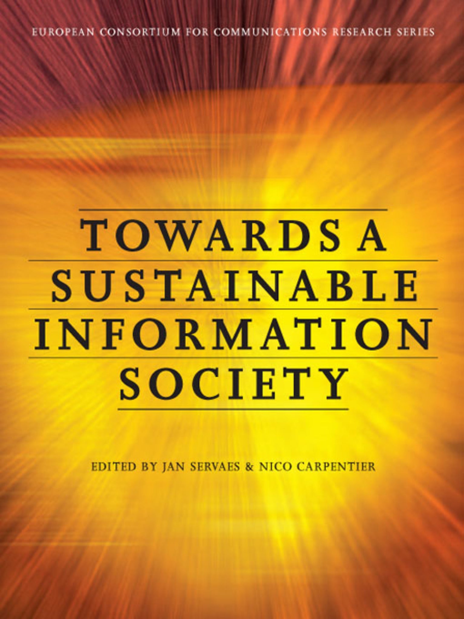 Cover image for Towards a Sustainable Information Society ISBN 9781841509471