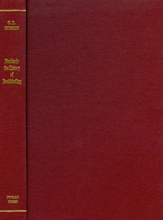 Studies in the History of Bookbinding